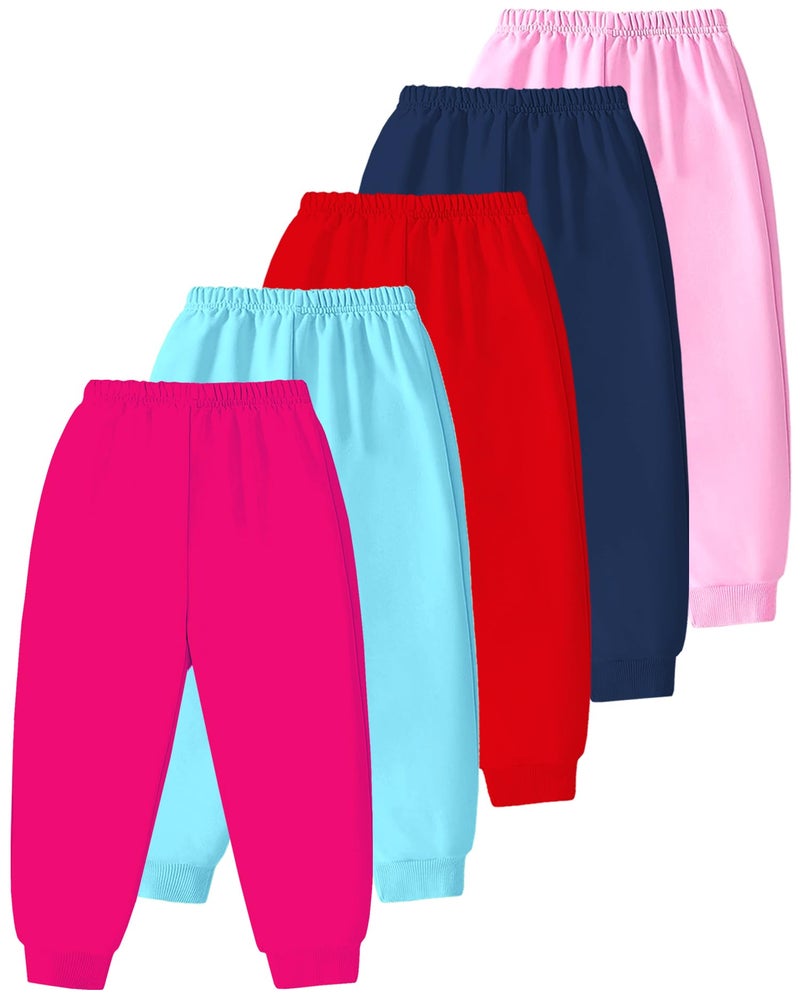 Kuchipoo Regular Fit Baby Girls Pyjamas - Pack of 5 (Multicolor, 9-12 Months, PAJ-196) - Image 2