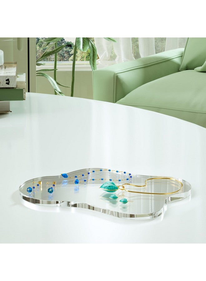 Leadiy Acrylic Coaster Decorative Plates, Irregular Bar Drink Coaster, Clear Cloud Shape Coffee Cup Coaster, Perfect for Tabletop Protection and Accessories Display.(Clear) - Image 3