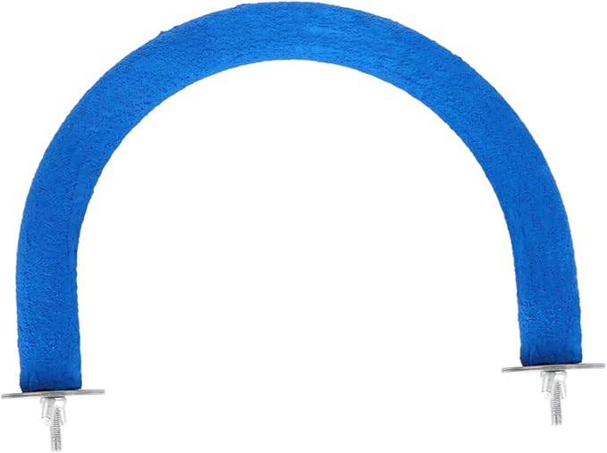 Blue Parrot Grind Stick Toy Bird Climbing Stand Pet Training Stand Bird Toy - Image 1