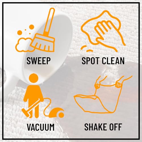 Ottomanson Hallway Runner Rug 20" x 59" Non Slip Border Area Rugs Easy to Clean Laundry Rug Runner Durable & Pet Friendly Floor Carpet Runners for Hallways Entryway Living Room Kitchen, Brown - Image 5