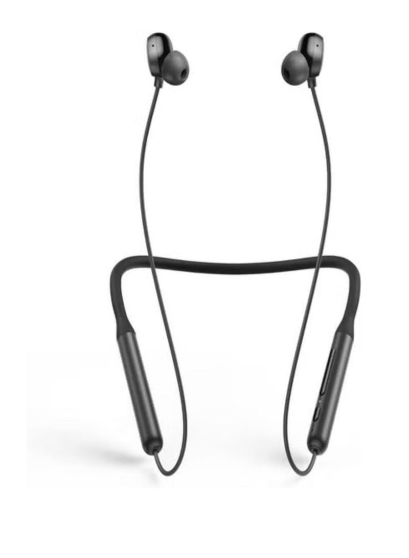 COYO Earphones Neckband Bluetooth Black In-Ear Design Magnetic Earbuds Rechargeable Wireless - Image 1