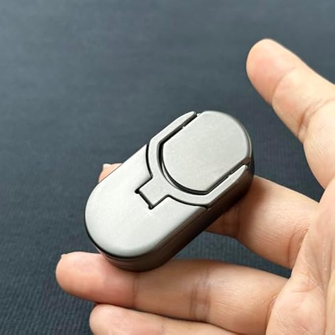 T-Conceal EDC Fidget Sliders Fidget Toy Stress Relief for Adults Magnetic Metal Target Push Slider Finger Push Spin Coins Decompression Toy EDC Tactile Slider - Image 3