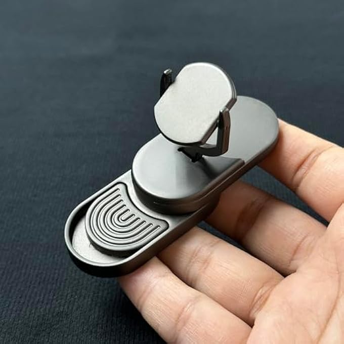 T-Conceal EDC Fidget Sliders Fidget Toy Stress Relief for Adults Magnetic Metal Target Push Slider Finger Push Spin Coins Decompression Toy EDC Tactile Slider - Image 1