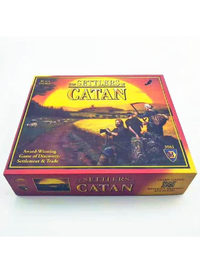 English Version 25Th Anniversary Edition Catan Fifth Edition Expanded Board Game Educational Leisure Toy Game Card