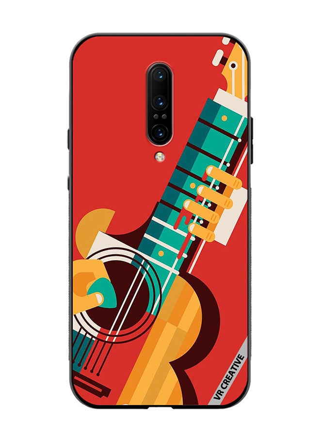 Protective Case Cover For OnePlus 7 Pro Guitar Design Multicolour