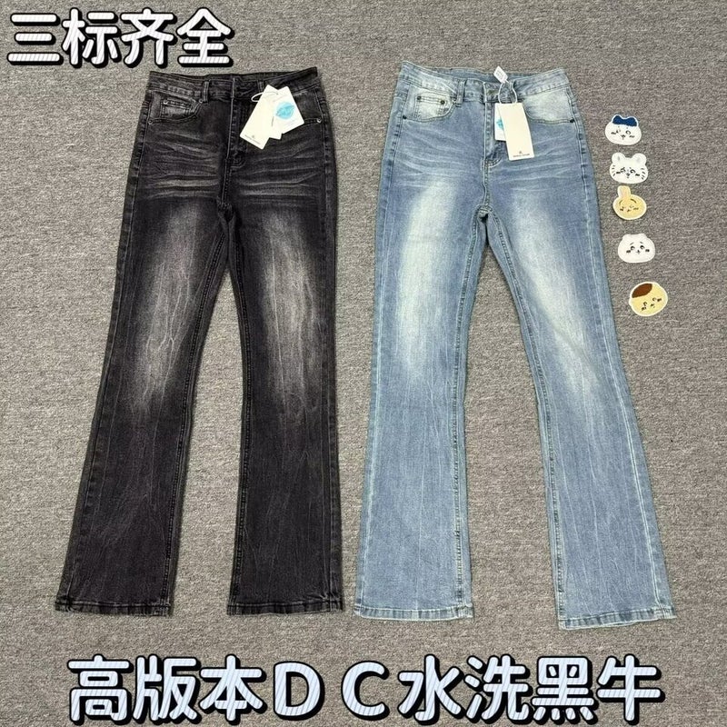 Unisex Classic Denim Jeans Loose Fit Daily Outdoor Wear - Image 3