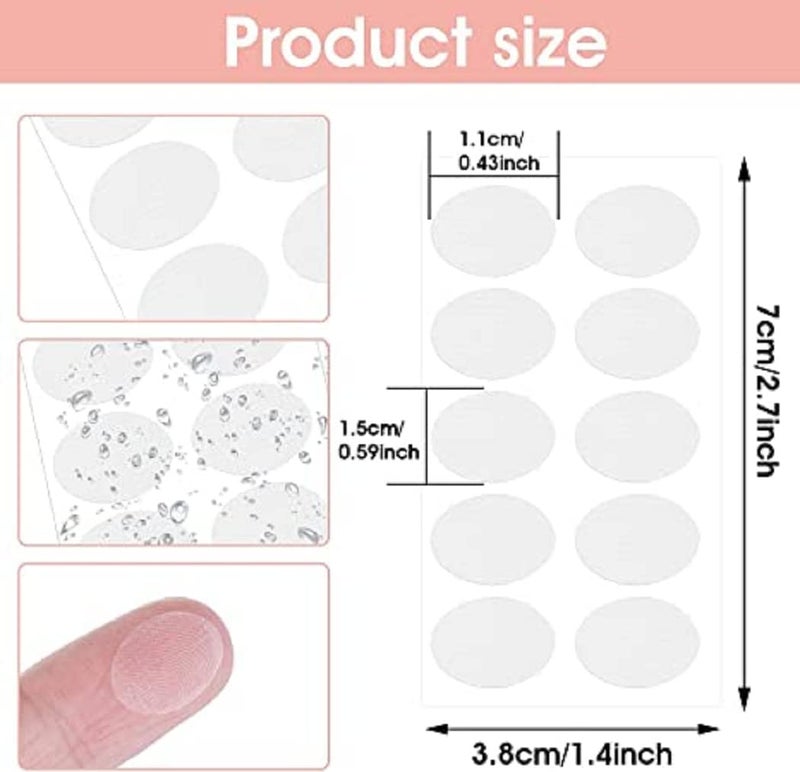 VIHLANATH Invisible Ear Lobe Support for Heavy Earrings 30 Pack, Invisible Transparent Stretchable Adjustable for Heavy Earrings, Support Patches for Girls Ear Lobe Tape - Image 4