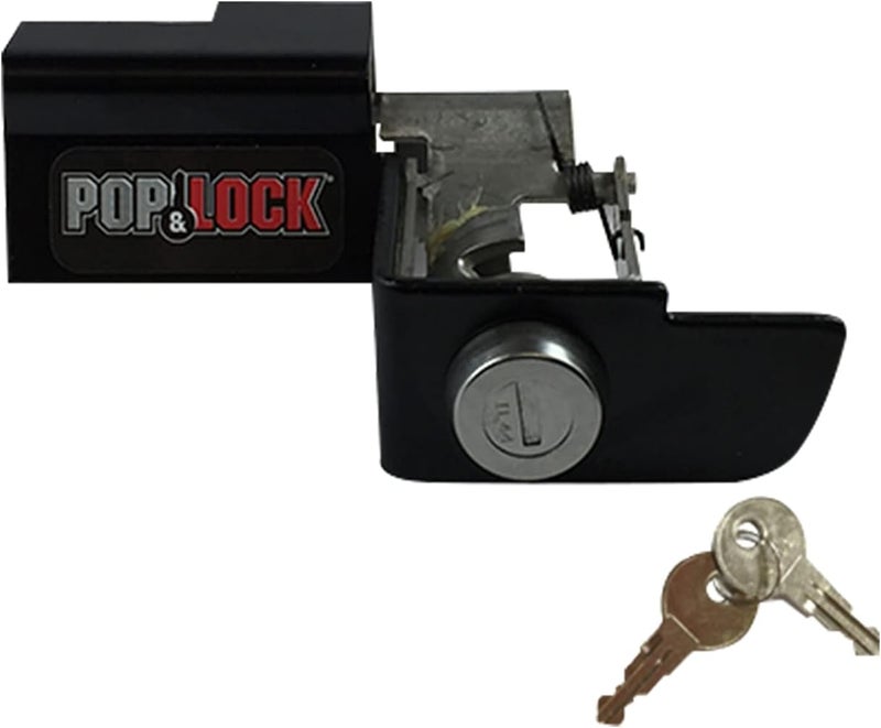 Pop & Lock PL1300 Black Manual Tailgate Lock for Chevy/GMC (New Body) - Image 1