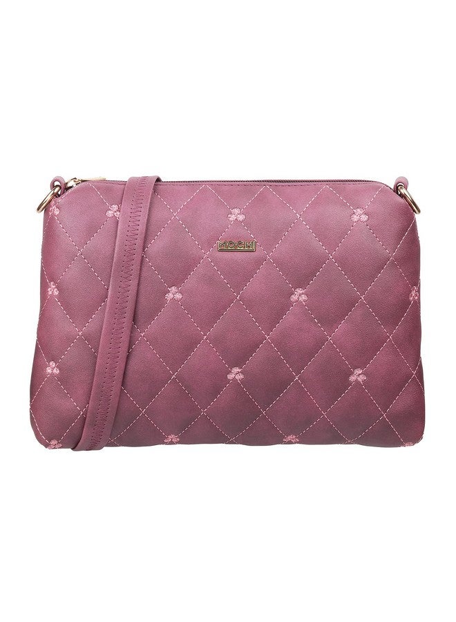 موتشي حقيبة موتشي النسائية ذات السحاب باللون الأرجواني (66-7354) - Image 1