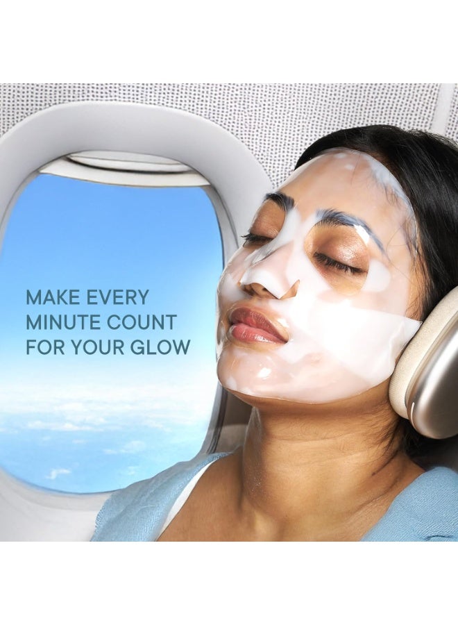 كوينش قناع "Quench" الكوري المعزز بالكولاجين ومستخلص مخاط الحلزون، الغني بالنياسيناميد وحمض الهيالورونيك، لمنحك "بشرة زجاجية" في غضون 5 ساعات | قناع كوري حيوي بالكولاجين يُترك طوال الليل لترطيب عميق | يقلل من التصبغات والتجاعيد والخطوط الدقيقة (45 غرام) - Image 4