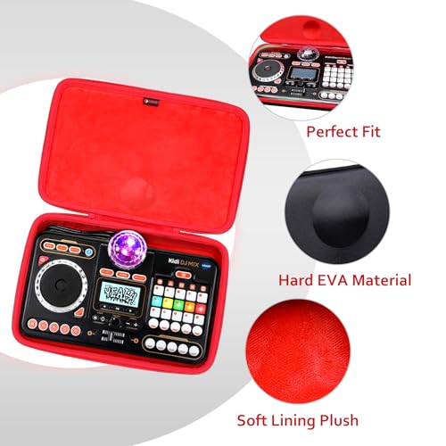 XANAD حقيبة XANAD الصلبة لم mixer VTech KidiStar DJ / DJ Mix للأطفال، حقيبة تخزين سفر محمولة - Image 2