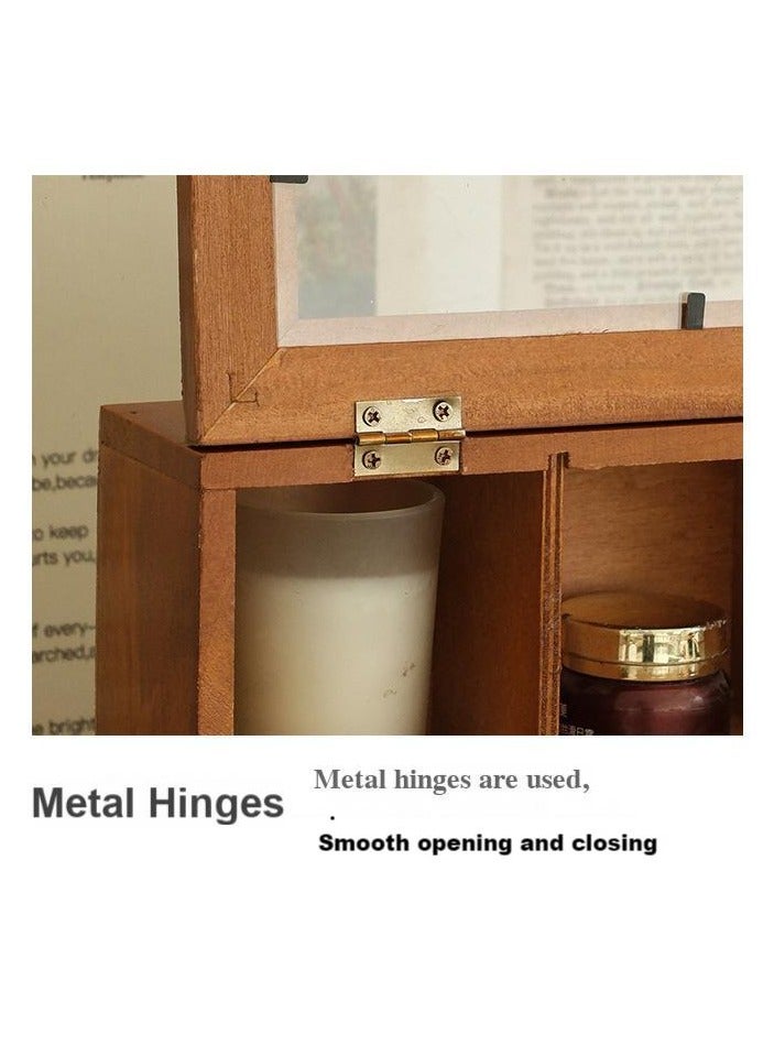 DOUGEI Tea Box Tea Bag Organizer, 9 Compartments Wooden Tea Storage Container with Transparent Cover, Multi-Functional Holder for Tea Bags, Coffee Beans, Sweeteners - Image 5