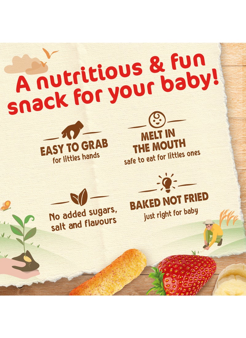 Corn Nutripuffs Banana And Strawberry 7 x 28g