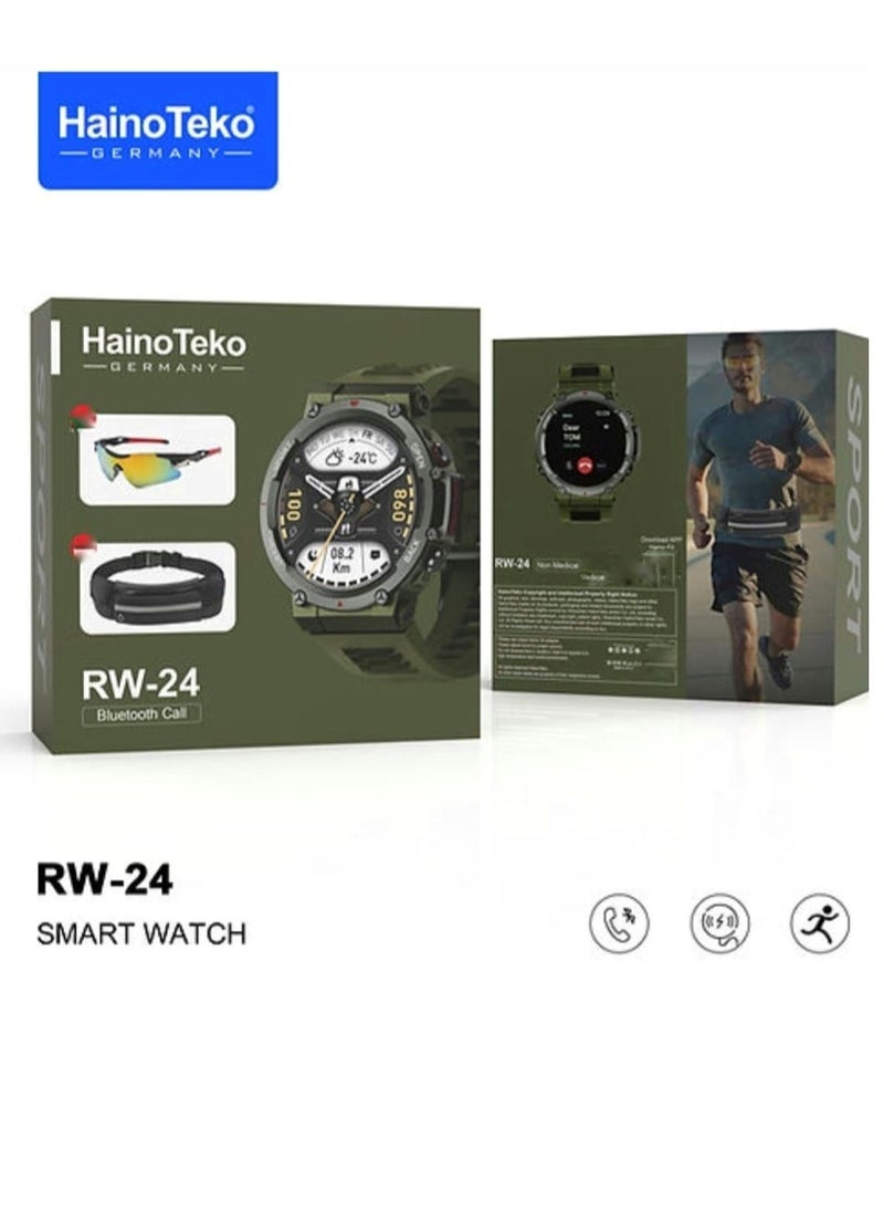 Haino Teko Haino Teko RW24 Smart Sport Watch With Adjustable Reflective Waist Band And Sunglasses  - Image 2