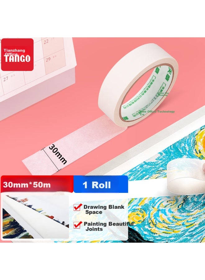 Tango Invisible Tape For Artwork, Drawing, Sketching, Painting, Masking, And Protecting, 30mm*50m - Image 2