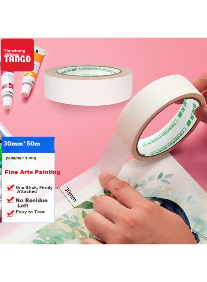 Tango Invisible Tape For Artwork, Drawing, Sketching, Painting, Masking, And Protecting, 30mm*50m - Image 1