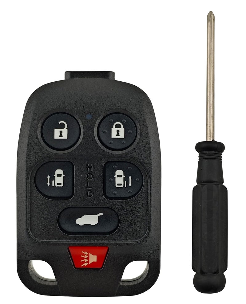 AYGUCEKE No Cutting Required Replacement Key Fob Cover Case fit for Honda Odyssey 2011 2012 2013 Keyless Entry Key Fob Shell 6 Buttons - Image 3