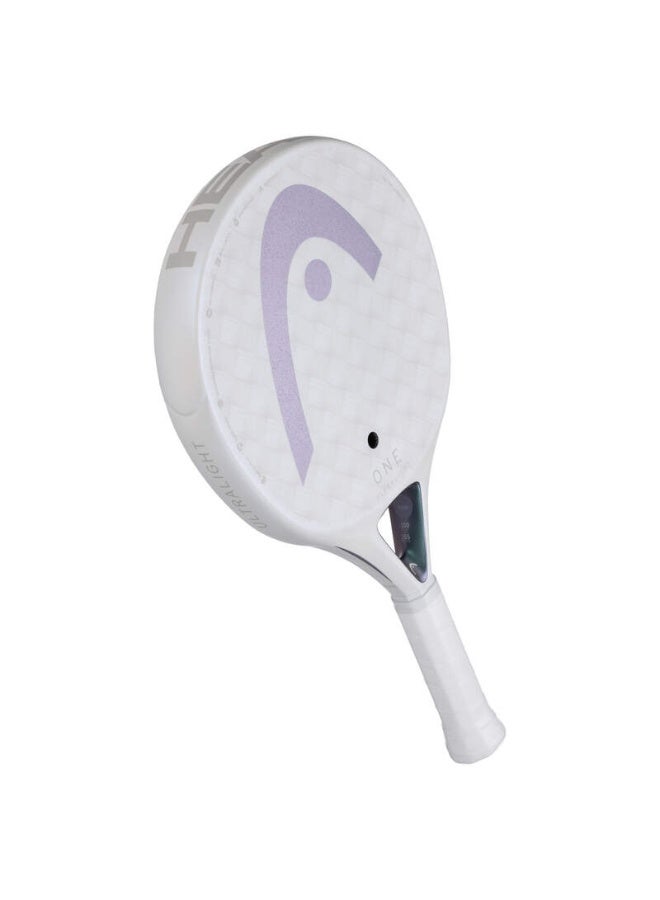 HEAD One Ultralight White designed for performance and durability. Ideal for players seeking quality equipment with reliable performance. - Premium padel_tennis_racquets designed for performance, durability, and comfort - Image 3