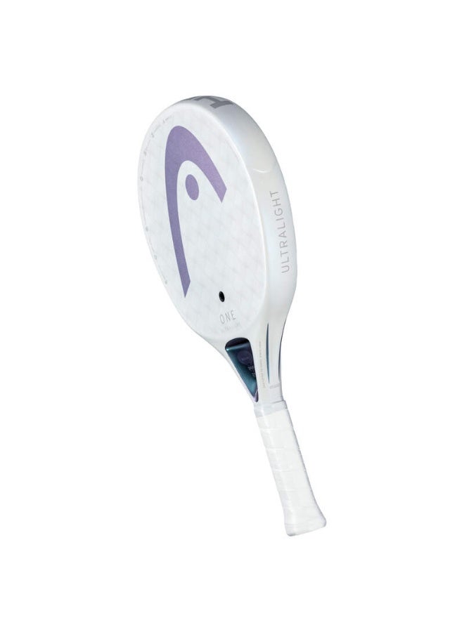 HEAD One Ultralight White designed for performance and durability. Ideal for players seeking quality equipment with reliable performance. - Premium padel_tennis_racquets designed for performance, durability, and comfort - Image 2