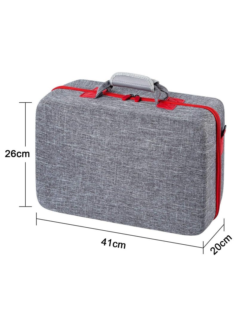 MMG - Carrying Case for Ps5, Shockproof Hard Shell Carry Case Travel Bag, Hard Shell Travel Case for PlayStation 5 Console Controller, Waterproof Organizer Protective Case - Image 1