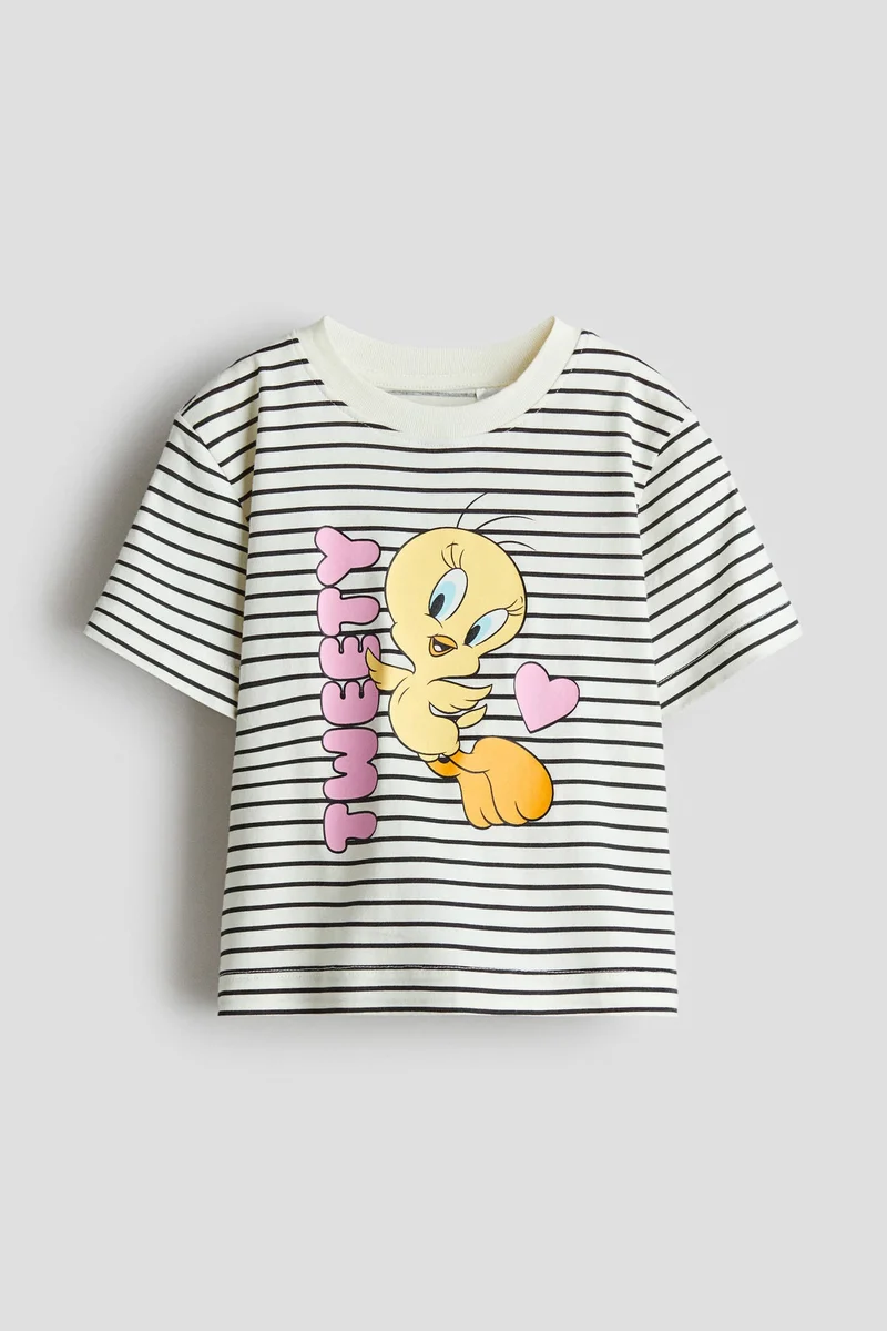 H&M Print-motif cotton T-shirt