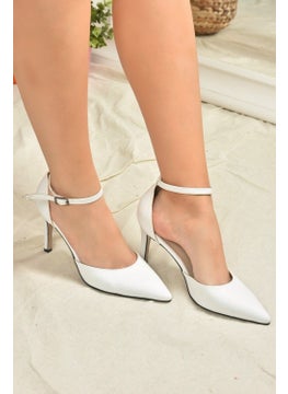 Fox Shoes White Heeled Women's Shoes K404010709  - Image 3