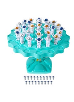 NIBEMINENT Balance Tree Game Toy Puzzle Early Educational Interactive Counting L Blue 48 Spaceman  - Image 1