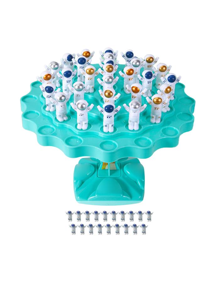 NIBEMINENT Balance Tree Game Toy Puzzle Early Educational Interactive Counting L Blue 48 Spaceman  - Image 1