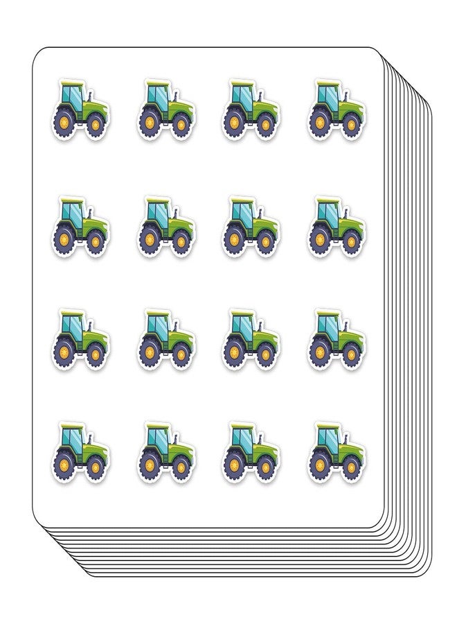 GUVSPTI Farm Tractor Planner Stickers, 0.5in Scrapbooking Kids DIY Calendar Crafting 208-Pack - Image 1