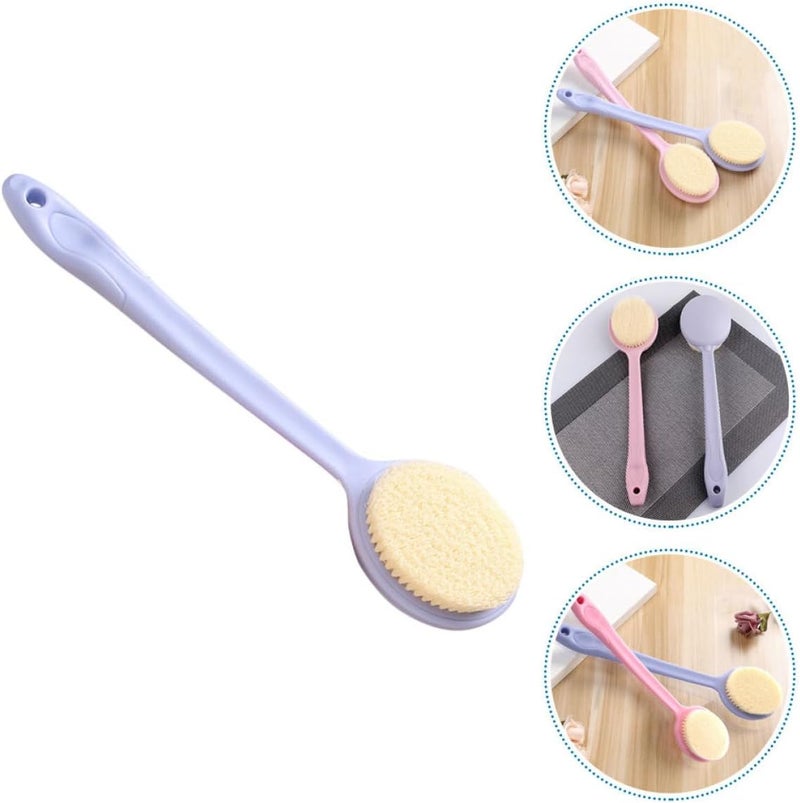 Long Handle Body Bathing Brush Soft Bristles Exfoliating Body Scrub Brush Back Scrubber for Shower Bath Supplies, Suitable for Wet and Dry Skin Cleaning - Image 5