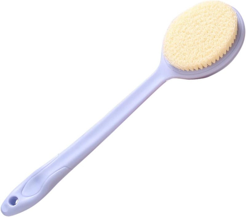 Long Handle Body Bathing Brush Soft Bristles Exfoliating Body Scrub Brush Back Scrubber for Shower Bath Supplies, Suitable for Wet and Dry Skin Cleaning - Image 1