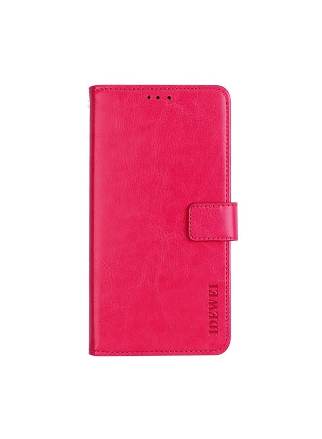 إيدويي جراب هاتف Case For Nothing Phone 2 من الجلد بتصميم Crazy Horse مع حامل - Image 2