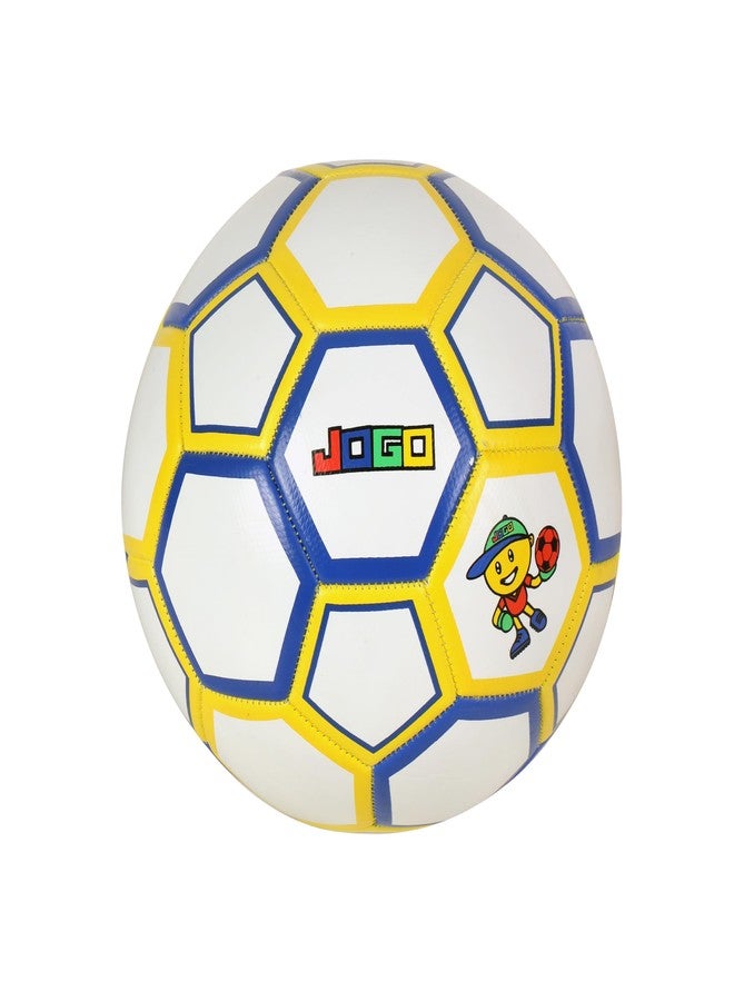 JOGO Kick Football (Size 5) | Lightweight PVC Ball for Kids & Adults | 2-Ply Durable All-Surface Construction | Safe & Non-Toxic for Training & Matches | Vibrant Design - Image 1