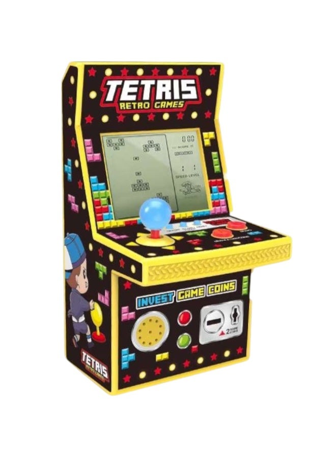 تتريس آلة لعبة تتريس محمولة بشاشة كبيرة، كلاسيكية قديمة، ألعاب تعليمية للأطفال محمولة باليد للطلاب