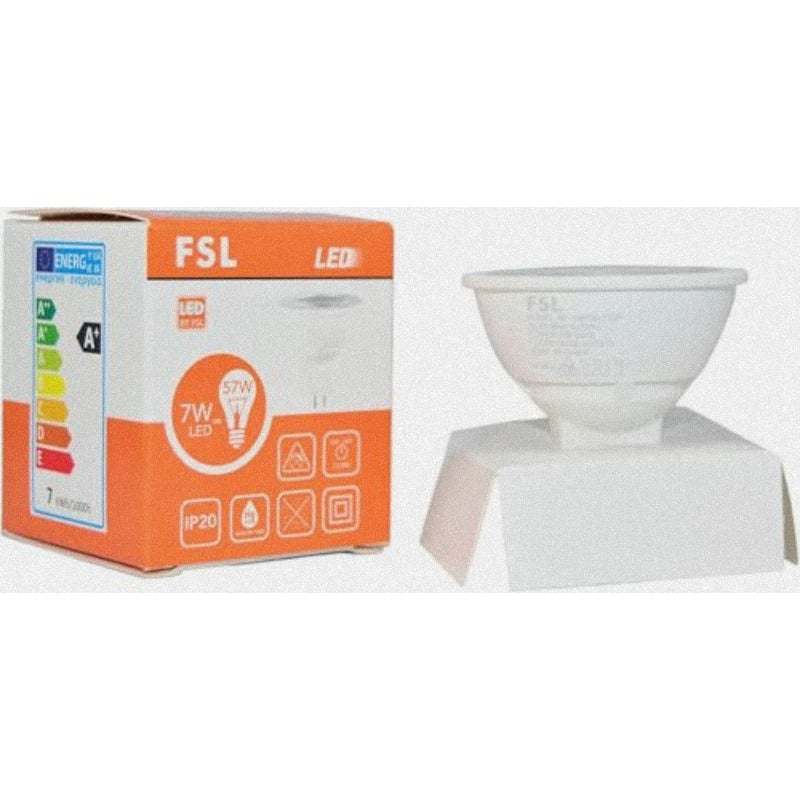 مصباح LED MR16 سبوت 7 وات جى يو 5.3 بجهد التيار المتردد 90-220 فولت أبيض دافئ 3000 كلفن ضمان لمدة سنة عبوة من 10 قطع - Image 1