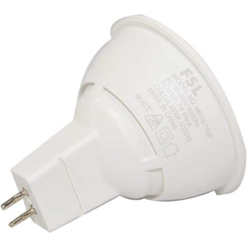 مصباح LED MR16 سبوت 7 وات جى يو 5.3 بجهد التيار المتردد 90-220 فولت أبيض دافئ 3000 كلفن ضمان لمدة سنة عبوة من 10 قطع - Image 4