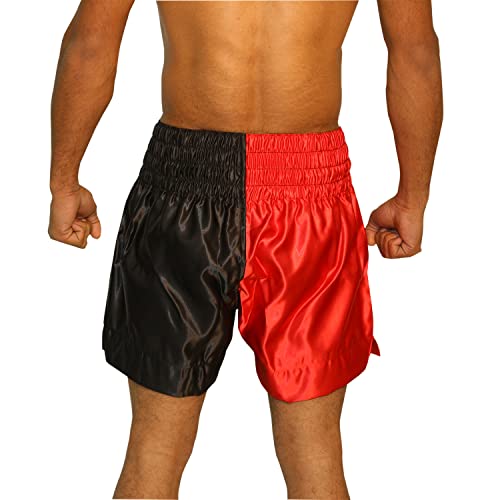 USI UNIVERSAL Muay Thai Shorts for Men, 410MT Sports Shorts (M, Red/Black) - Image 5
