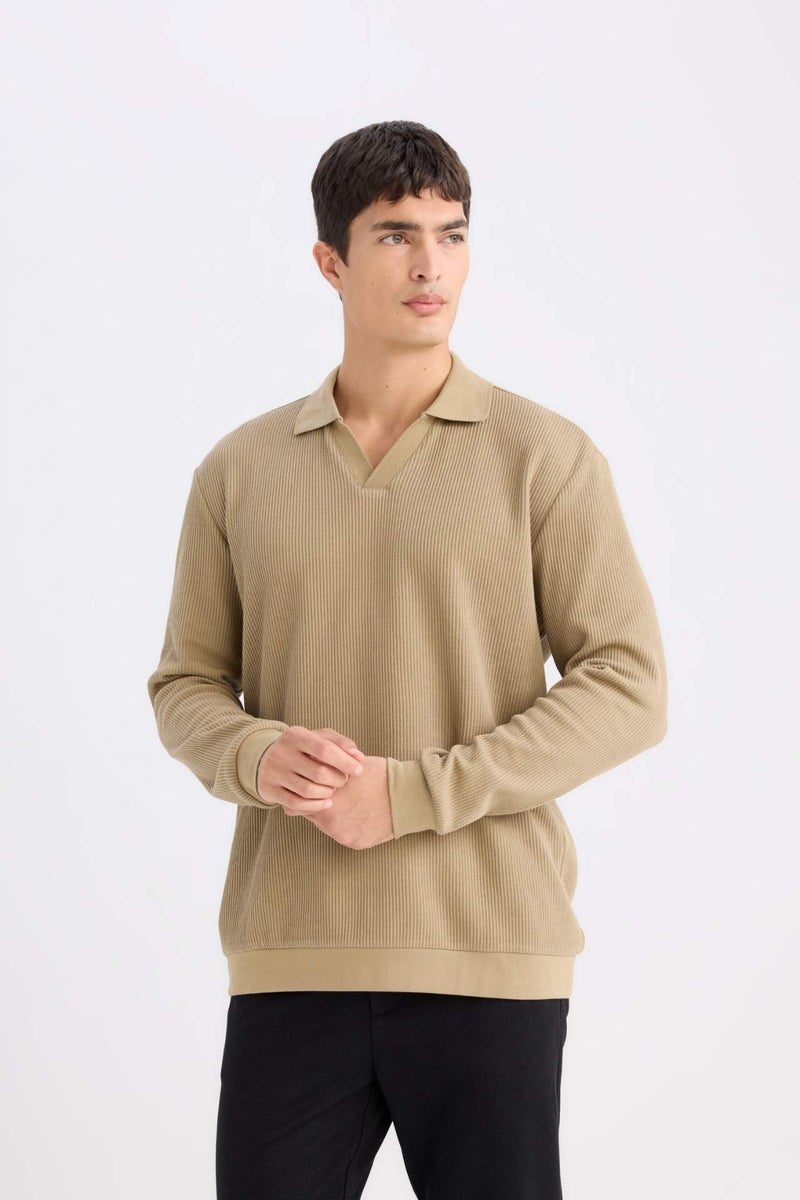 DeFacto Regular Fit Long Sleeve Sweatshirt - Image 3