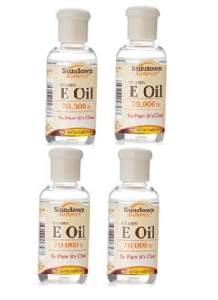 Sundown Pack Of 4 Pieces Vitamin E Oil 70,000 IU 4x75ml  - Image 1
