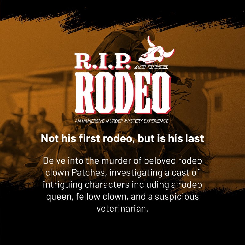 Hunt A Killer: R.I.P at The Rodeo, Solve The Murder of a Rodeo Clown, Mystery Box Game for True Crime Fans, Murder Mystery Game for Adults, Play Detective at Home, Designed for 1+ Players Ages 14+ - Image 3