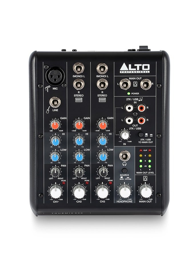 Alto Professional TrueMix 500 Portable 5-Channel Analog Mixer with USB - Image 1