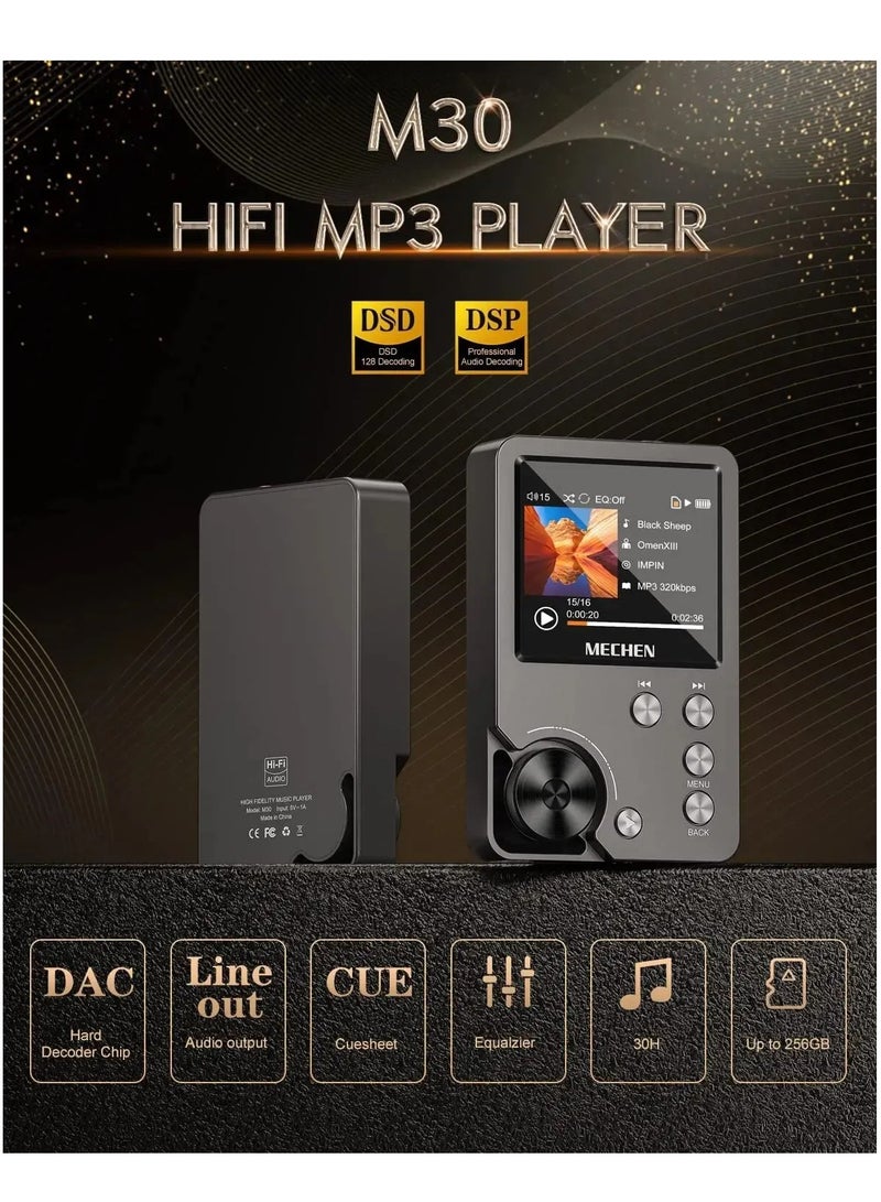 High Quality Lossless MP3 Player MECHEN M30 HiFi With 64GB 128GB Memory Card Support (64G)  - Image 2