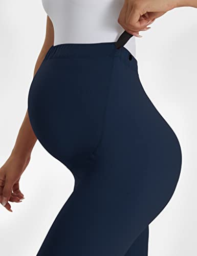 Buttergene Women's Maternity Leggings over the Belly Pregnancy Active Wear Workout Yoga Tights Pants - Image 5