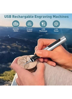 Electric Engraving Pen With 37 Bits Usb Rechargeable Cordless Engraving Machine Portable Mini Engraver Tools Diy Rotary Etching Pen For Jewelry Wood Glass Stone Carving Silver - pzsku/Z05E8C517F615C0E21771Z/45/_/1740673099/cd3a9b7d-d969-4ed4-a4be-d22b0d577332