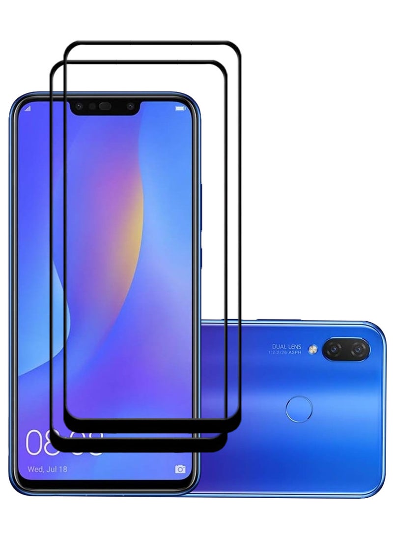 ACLIX 2 Pieces Antistatic ESD Dustproof Premium Quality High Definition Tempered Glass Screen Protector Designed For Huawei nova 3i - Image 1