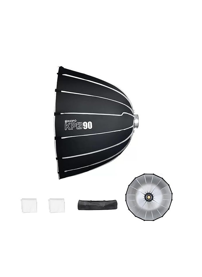 TRIOPO - Triopo 90cm Parabolic Softbox Bowens Mount Soft - Image 1