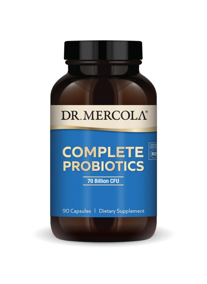 Dr. Mercola Complete probiotics 70 billion cfu 90 capsules | dietary supplement  - Image 1