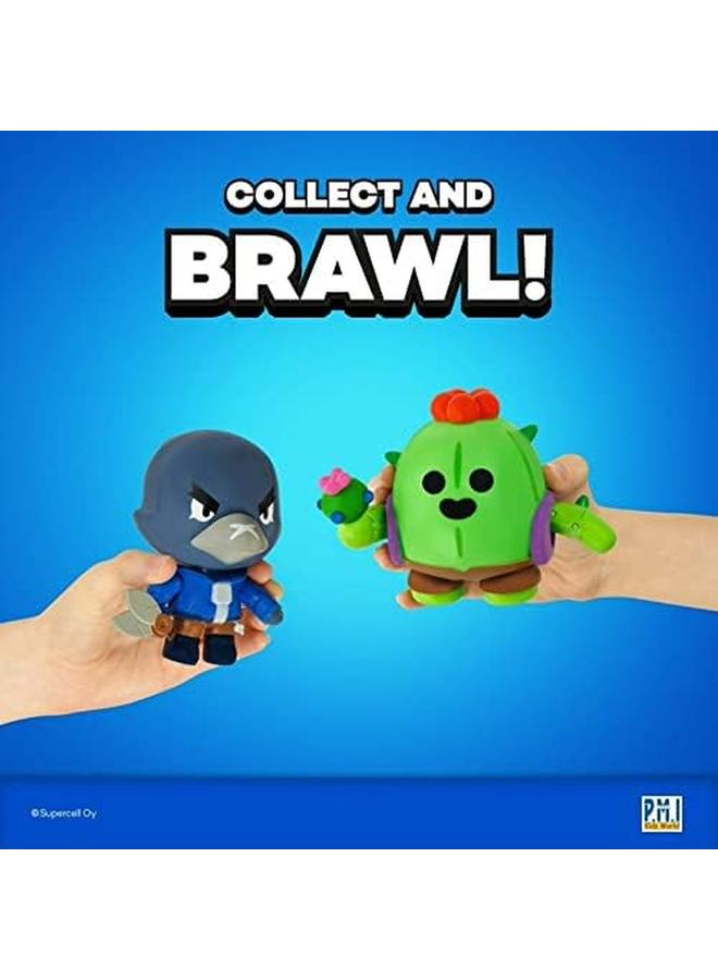 براول_ستارز مجموعة شخصيات مجسمة S1 مكونة من 5 قطع متعددة الألوان - Image 3