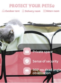 Kidle Folding Pet Tent Dog Cage Cat Playpen Dogs Kennel Cat Tent Puppy Sleep Fence 73*73*43cm  - Image 4