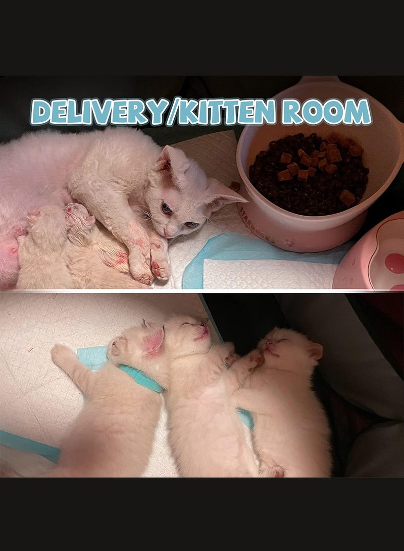 كيدل خيمة قابلة للطي للحيوانات الأليفة، قفص للكلاب والقطط، حظيرة للكلاب والقطط، خيمة للقطط والجراء، سياج للنوم 73*73*43 سم - Image 5